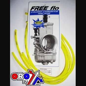 Free Flo Carb Vent 4-STK PACK/5 Yellow, CV4YL