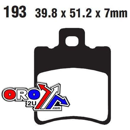 Brake Pads Std Scooter SR-N2 [DB2014, SFA193]