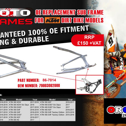 Subframe Rear KTM 16-18 79003002000 79003002100 280851