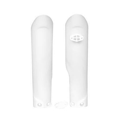 Lower Fork Guards 18-25 KTM85 Sx, White, Rtech R-PSKTMBN0185