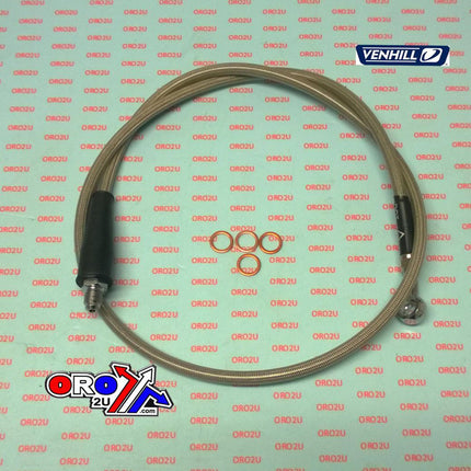 Hose Clutch Silver / Blk, Venhill B05-3-004/P-CL, Beta Evo 4T 2009-2010