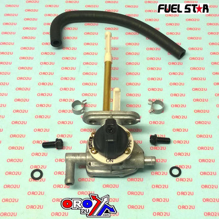Fuel Valve Kit KL650A Klr 87-05, Fuel Star FS101-0122 Kawasaki Dirt, Tape / Petcock / Clips / Pipes / Bolts