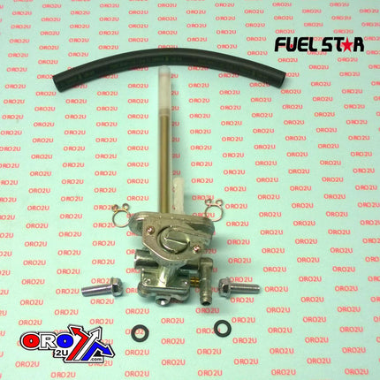 Fuel Valve Kit KL650 Klr 06-07, Fuel Star FS101-0123 Kawasaki Dirt, Tape / Petcock / Clips / Pipes / Bolts