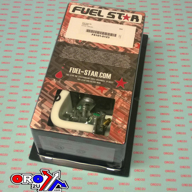 Fuel Valve Kit KL650 Klr 06-07, Fuel Star FS101-0123 Kawasaki Dirt, Tape / Petcock / Clips / Pipes / Bolts