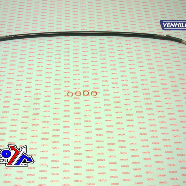 Hose Front Brake Silver / Black KX65 2012-25, Venhill K02-1-056/P-CL
