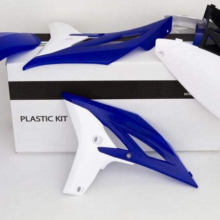 Plastic KIT/4 10-13 YZF250, Rtech R-KITYZF-BL1-410, 10-12 OEM Blue/white