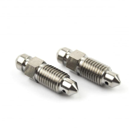 Titanium GR5 M8x1.00mm Bleed Nipple, Pack Of 2 /