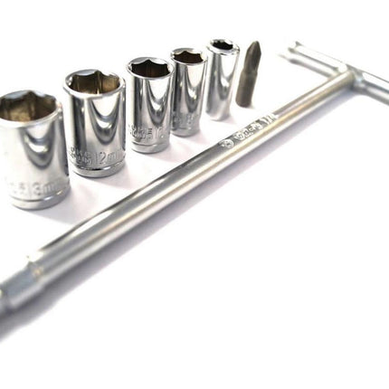 T-bar Socket Tool Set 6-13, Pack Of 10 Available, Tee