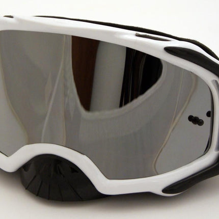 Rnr Platinum Tear Off Mirrored, White Goggle, GAM22, Tear Off