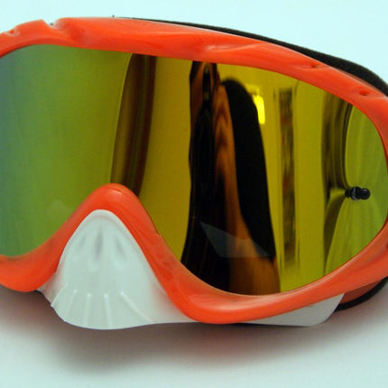 Rnr Hybrid Orange Mirrored Lens, Orange Goggle, GH461M, Mirrored Lens