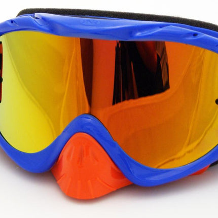 Rnr Hybrid Blue/orange Mirrored Lens, Blue/orange KTM Goggle, GH446M, Mirrored Lens