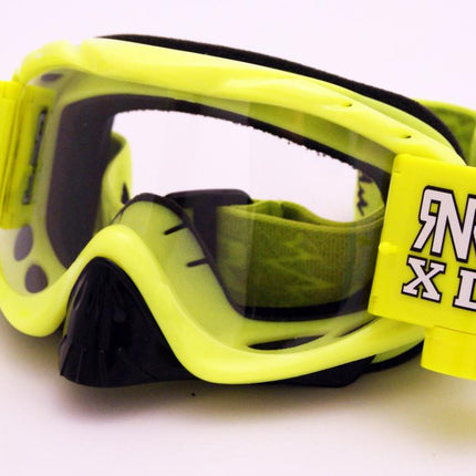 Rnr Hybrid Psycho Yel Xl Roll & Tear Off, Psycho Yellow Goggle, 36mm Roll Off, GH61XL, Roll & Tear Off