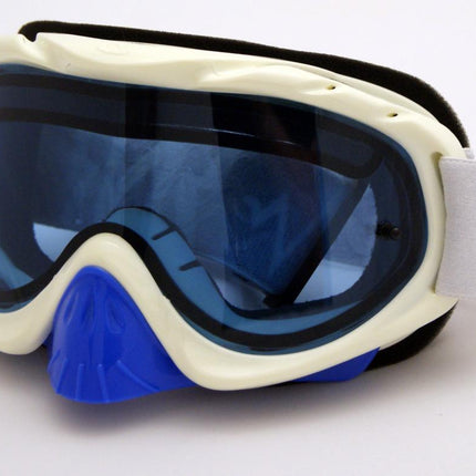 Rnr Hybrid White/blue Vented Lens, White/blue Limited Edition Goggle, GH224DV, Vented Lens