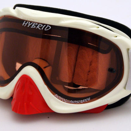 Rnr Hybrid White/red Vented Lens, White/red Limited Edition Goggle, GH225DV, Vented Lens