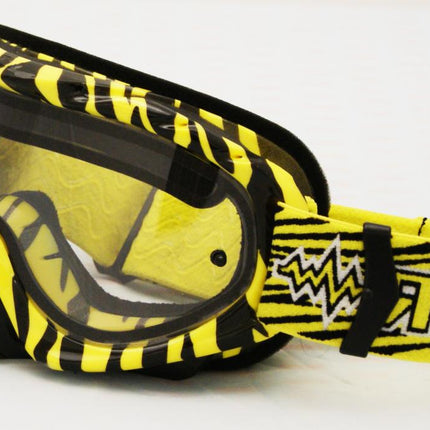 Rnr Hybrid Wild Yl/bk Vented Lens, Wild Yellow & Black Goggle, GH368DV, Vented Lens