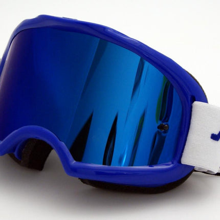 Rnr Colossus Blue Mirrored Lens, Blue Goggle, GX44M, Mirrored Lens