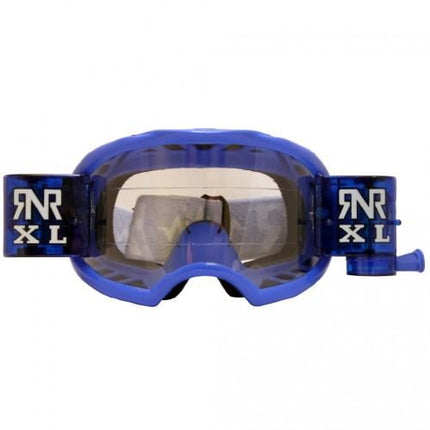 Rnr Colossus Blue Xl Roll & Tear Off, Blue Goggle, 36mm Roll Off, GX44XL, Roll & Tear Off