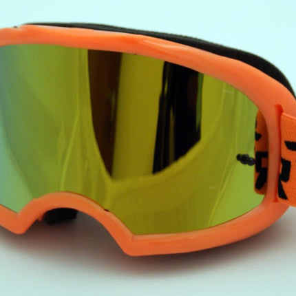 Rnr Colossus Neon Orange Mirrored Lens, Neon Orange Goggle, GX66M, Mirrored Lens