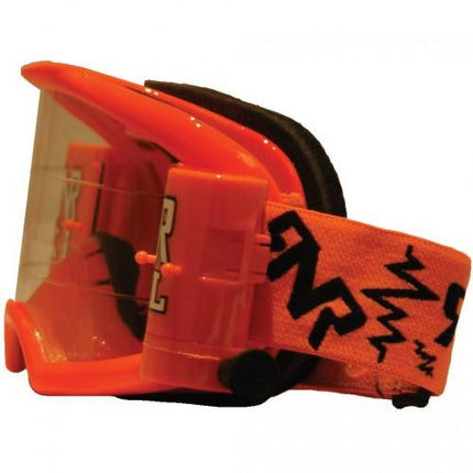 Rnr Colossus Neon Orange Xl Roll & Tear Off, Neon Orange Goggle, 36mm Roll Off, GX66XL, Roll & Tear Off