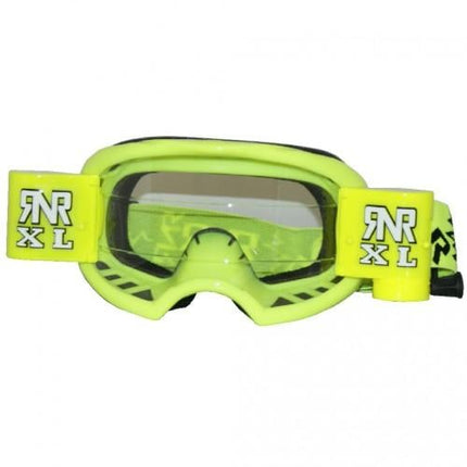 Rnr Colossus Neon Yellow Xl Roll & Tear Off, Neon Yellow Goggle, 36mm Roll Off, GX68XL, Roll & Tear Off