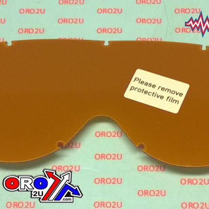 Hybrid Tear Off Lens Orange Rip N Roll, Anti Fog, Anti Scratch, LO201