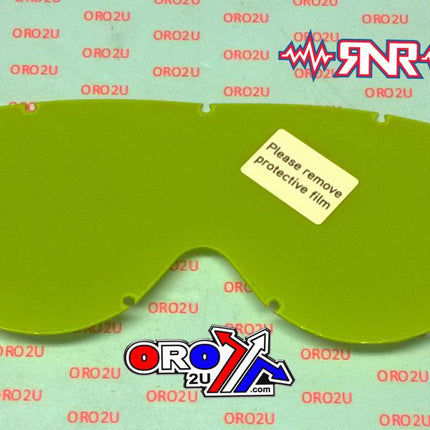 Hybrid Tear Off Lens Yellow Rip N Roll, Anti Fog, Anti Scratch, LY201