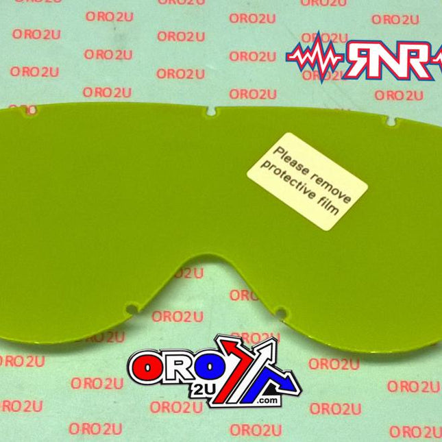 Hybrid Tear Off Lens Yellow Rip N Roll, Anti Fog, Anti Scratch, LY201