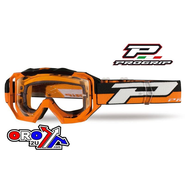 Progrip Venom Light Sensitive Goggles, Orange/black, PG3200 PG3200/17-OE/BK
