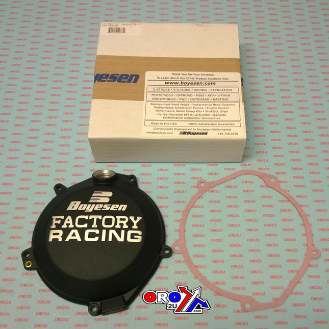 Clutch Cover 16-21 KTM 250 Sx-f, Boyesen CC-44CB, Black