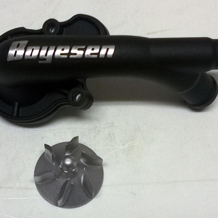 Water Pump Cover 17-20 CRF450R, Supercooler Boyesen WPK-06CB, Black