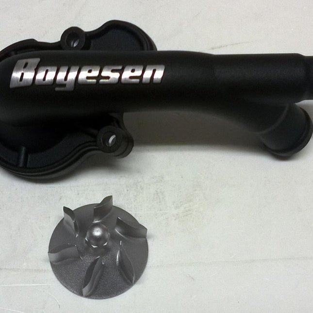 Water Pump Cover 17-20 CRF450R, Supercooler Boyesen WPK-06CB, Black