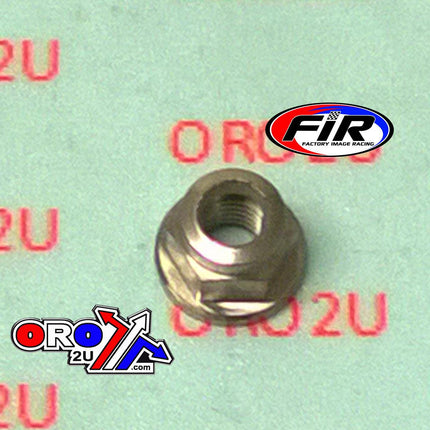 Titanium GR5 M5X0.80mm Nut, Nylon Flange / Grade 5 / Each