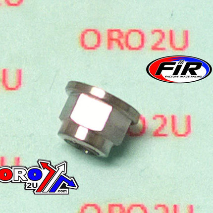 Titanium GR5 M5X0.80mm Nut, Nylon Flange / Grade 5 / Each