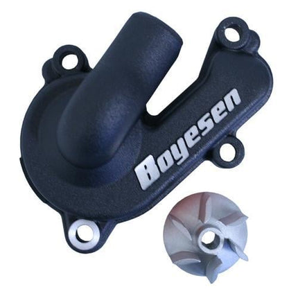 Water Pump Cover 16-18 SX-F250, Supercooler Boyesen WPK-44AB, Black
