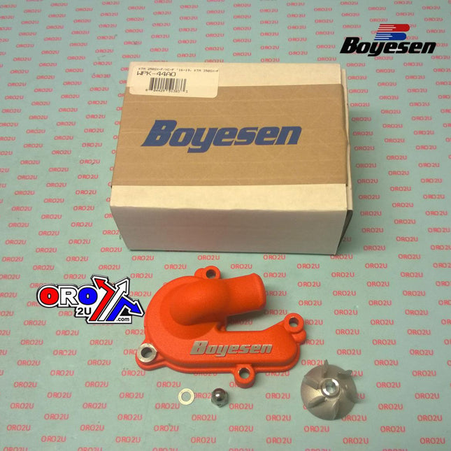 Water Pump Cover 16-18 SX-F250, Supercooler Boyesen WPK-44AO, Orange