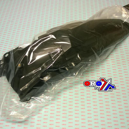 Rear Fender 2019-23 KX450 Black, Rtech R-PPKXFNR0019