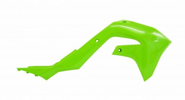 Radiator Scoops 2019-23 KX450F Neon Green, Rtech R-CVKXFVF0019