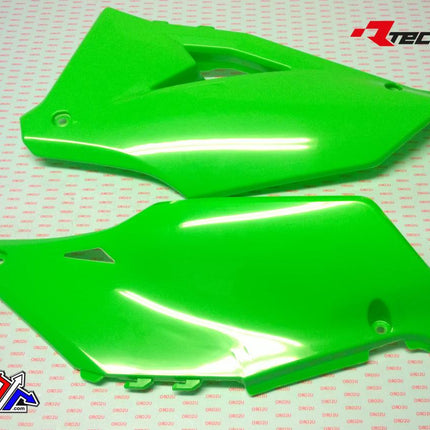 Side Panels 2019-23 KX450 Neon Green, Rtech R-FIKXFVF0019