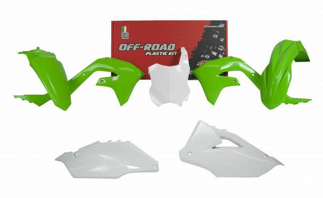 Plastic KIT/5 2019-23 KX450F OEM Colour 19, Rtech R-KITKXF-OEM-599