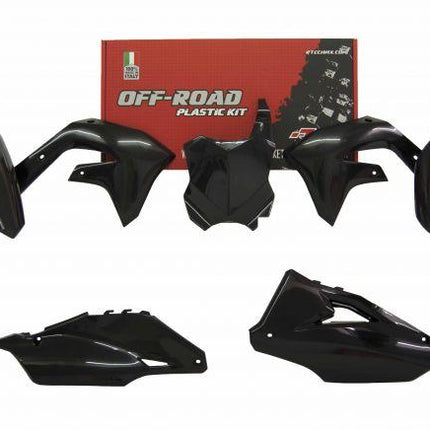 Plastic KIT/5 2019-23 KX450F Black, Rtech R-KITKXF-NR0-599