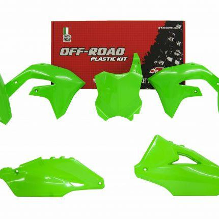 Plastic KIT/5 2019-23 KX450F Neon Green, Rtech R-KITKXF-VF0-599