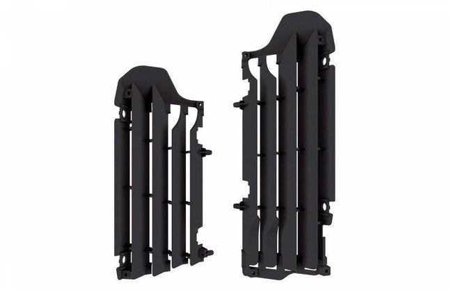 Rad Louvers Black RMZ 450 18, Suzuki RMZ 450 2018, Polisport 8464800001