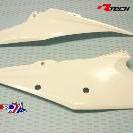 Side Panels 2019-22 KTM Sx/sx-f, White, Rtech R-FIKTMBN0019, Sx/sx-f/xc/xc-f 2019-21 OEM Colour