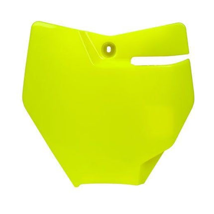 Front Number Plate 18-24 KTM85 Sx, Neon Yellow, Rtech R-TBKTMGF0185, Gasgas Mc 85 2021-2024