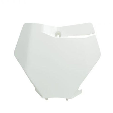 Front Number Plate 2019-22 KTM Sx/sx-f, White, Rtech R-TBKTMBN0019