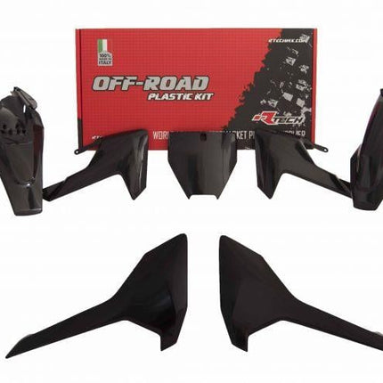 Plastic KIT/5 17-23 TC65, Black, Rtech R-KITHSQ-NR0-565