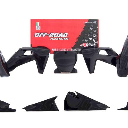 Plastic KIT/6 2019-22 Tc/fc, Black, Rtech R-KITHSQ-NR0-599