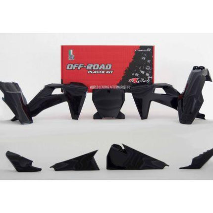 Plastic KIT/6 2019-22 Tc/fc, Black, Rtech R-KITHSQ-NR0-599