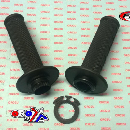 Lock On Grip Set 03-15 KTM Husq, Half Waffle Soft Black, Odi Style, FIR