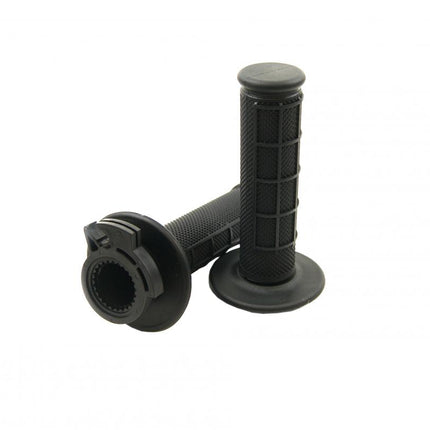 Lock On Grip Set 98-19 Kawasaki, Half Waffle Soft Black, Odi Style, FIR
